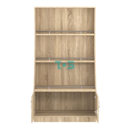 Стеллаж Гарант низкий №2-2-900-О с ограничителями