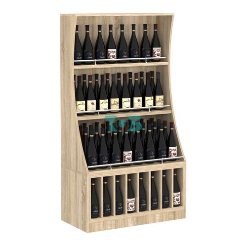 Стеллаж Гарант низкий №2-3-900-О с ограничителями