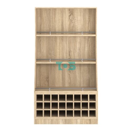 Стеллаж Гарант низкий №2-4-900-О с ограничителями