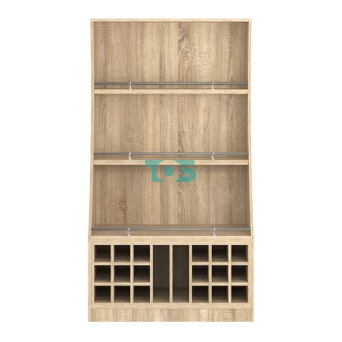 Стеллаж Гарант низкий №2-5-900-О с ограничителями