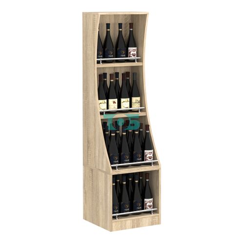 Стеллаж Гарант низкий №2-450-О с ограничителями