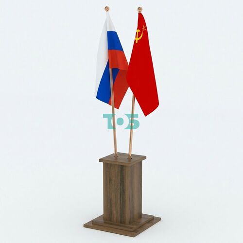 Подставка под 2 флага "Коллекция" №2