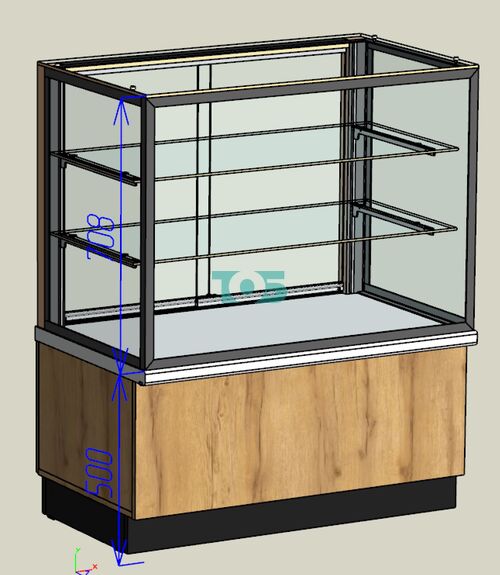 Витрина Круассан для выпечки №2