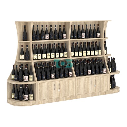 Пристенный низкий стеллаж ГАРАНТ №2