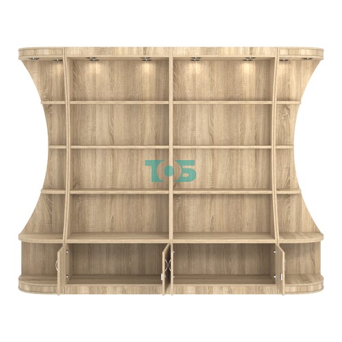  Пристенный высокий стеллаж ГАРАНТ №2