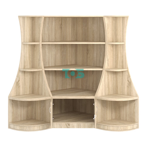 Угловой низкий стеллаж ГАРАНТ №1