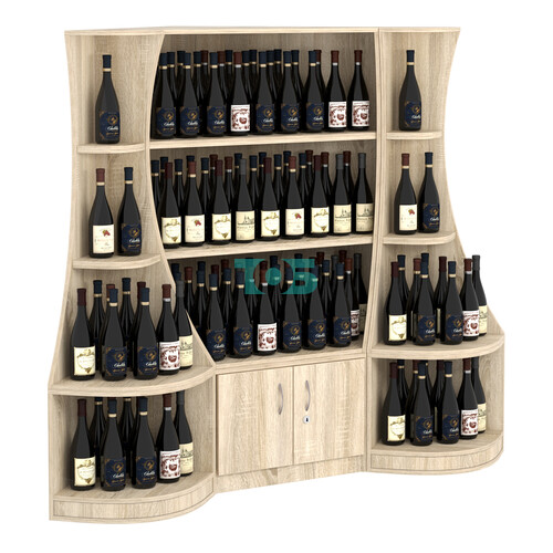 Угловой низкий стеллаж ГАРАНТ №1