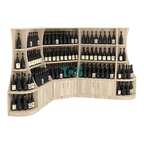 Угловой низкий стеллаж ГАРАНТ №2