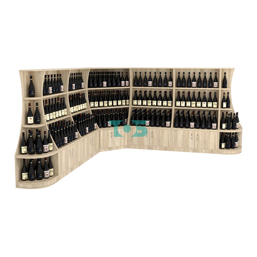 Угловой низкий стеллаж ГАРАНТ №3