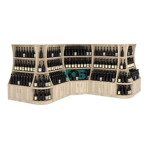 Угловой низкий стеллаж ГАРАНТ №4