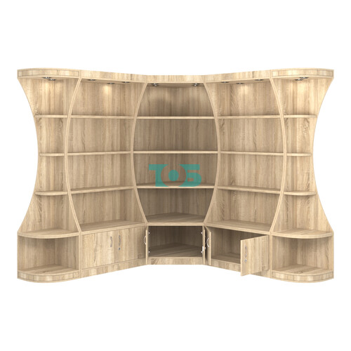 Угловой высокий стеллаж ГАРАНТ №2