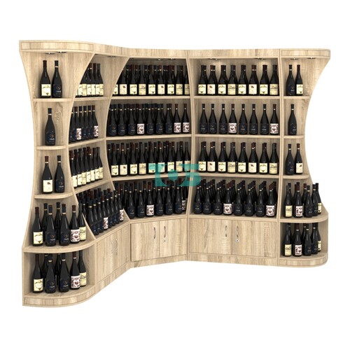 Угловой высокий стеллаж ГАРАНТ №2