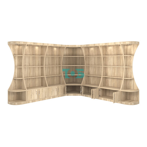 Угловой высокий стеллаж ГАРАНТ №3