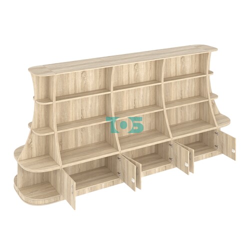 Островной низкий стеллаж ГАРАНТ №4