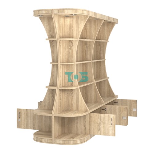 Островной высокий стеллаж ГАРАНТ №3