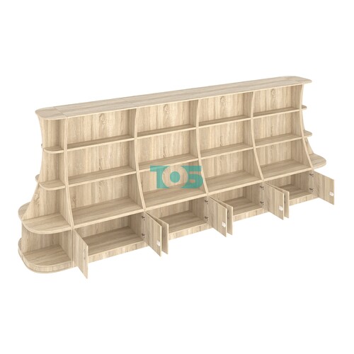 Островной низкий стеллаж ГАРАНТ №5