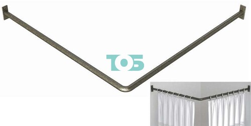 Поручень под примерочную угловой