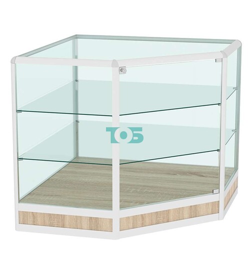 Прилавок из профиля угловой пятигранный №4 (закрытый)