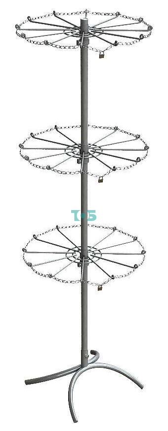 Стойка 12С-3 с вращающимися Солнышками закрытого типа. БЕЛАЯ