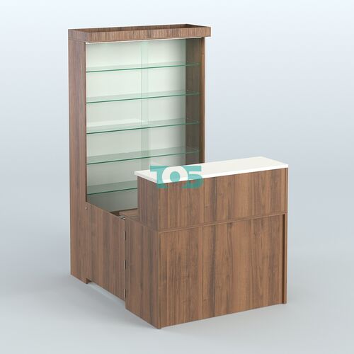 Бюджетный мини павильон с витриной для торговли с СЛОТ №5 (2 кв.м)