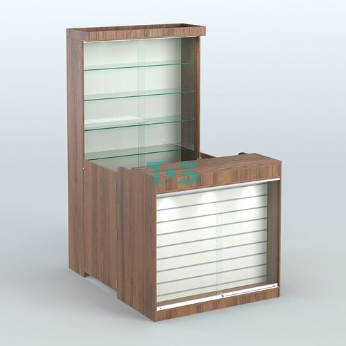 Мини павильон для торговли с эко-панелью и витриной СЛОТ №8 (2 кв.м)