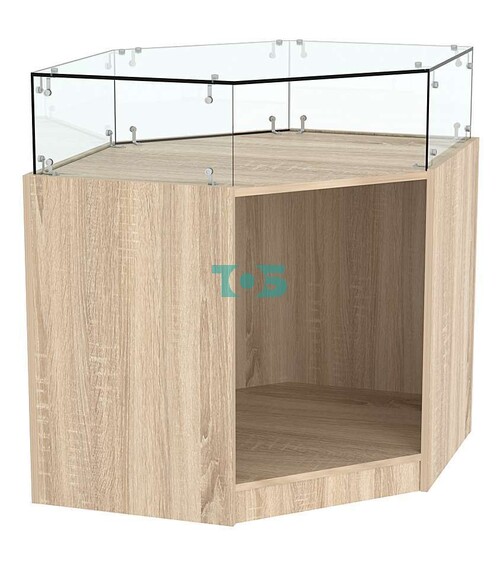 Прилавок Истра №16 угловой, универсальный (открытый)