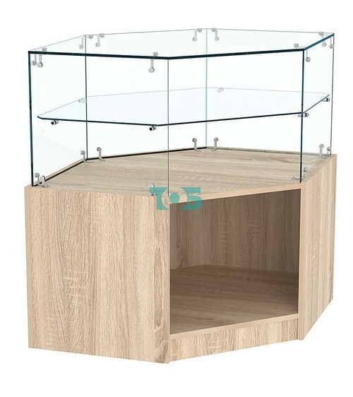 Прилавок Истра №17 угловой, универсальный (открытый)