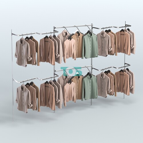 Neo Fix №1(М) с разными видами поручней из хрома (3600 мм)