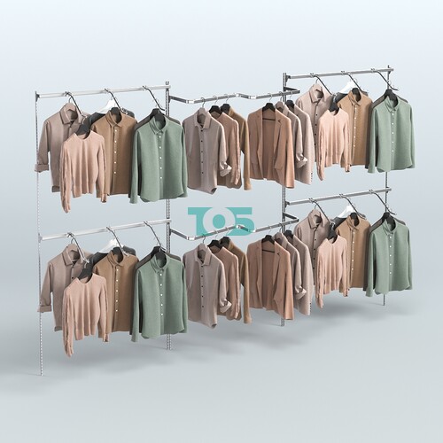 Neo Fix №2(М) с хромированными пристенными и М-образными поручнями (3600 мм)