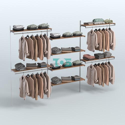 Neo Fix №5(С) с выносными поручнями и полками из ДСП (3600 мм)