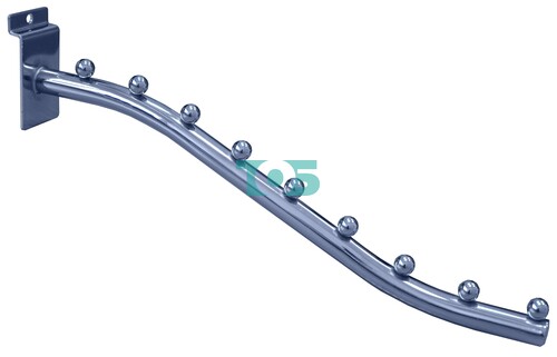 Кронштейн на экономпанель с 9ю шариками "ХРОМ" (КЭК-9Ш-ТВХ)