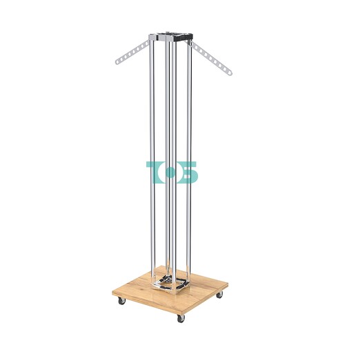 Торговое вешало для одежды с кронштейнами-лезвиями СТРЕЛА №8-10-О-ЛНХ