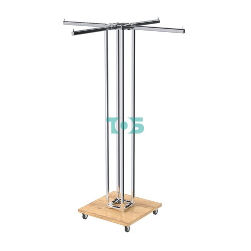 Торговое вешало для одежды обзорное ЁЛОЧКА №1-4К-1Ц-КПХ