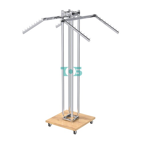 Торговое вешало для одежды под торцевую вывеску КОНТУР №K1-8Ц-КНХ