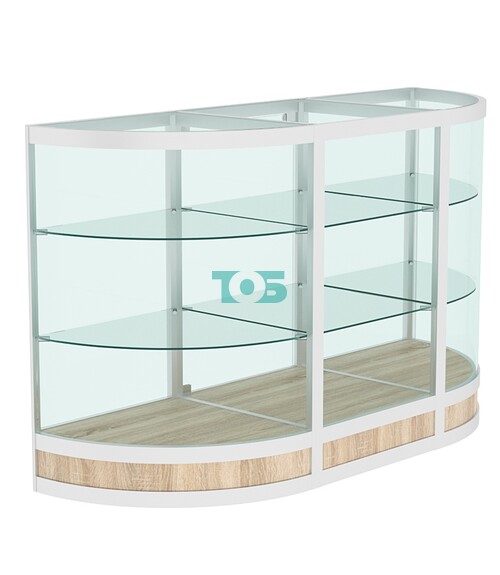 Прилавок из профиля с секторами №4  (закрытый)