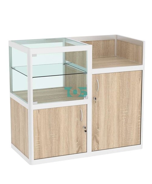 Прилавок под кассу из профиля №3  (закрытый)