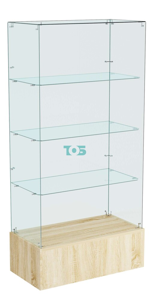 Витрина ИСТРА №109 прямоугольная (З/C - стекло), без дверей