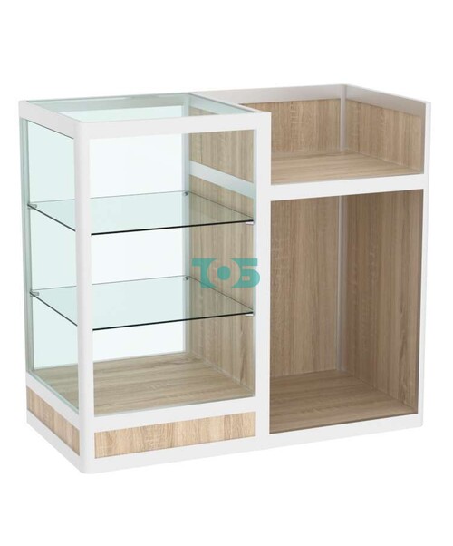 Прилавок под кассу из профиля №4  (открытый)