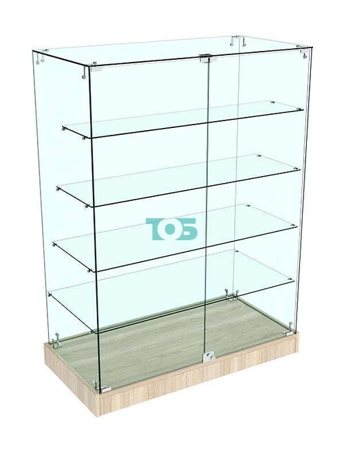Прилавок Истра с четырьмя стеклянными полками расположен-ными "лесенкой" №109 (закрытый)