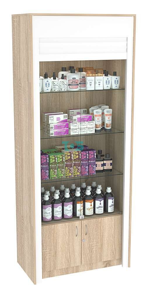 Торговая витрина с рольставнями ЭК-1-1