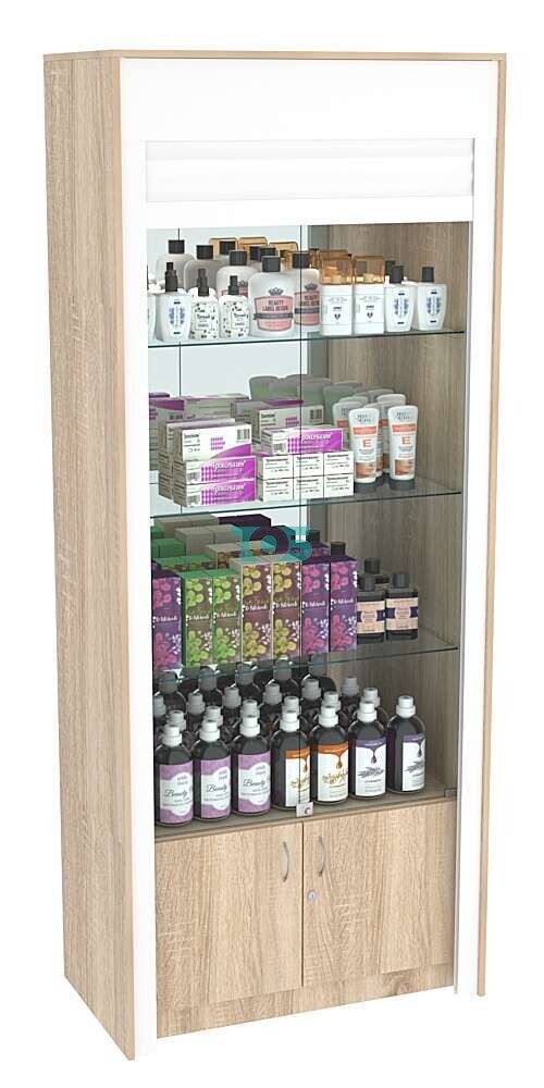 Торговая витрина с рольставнями ЭК-1-3