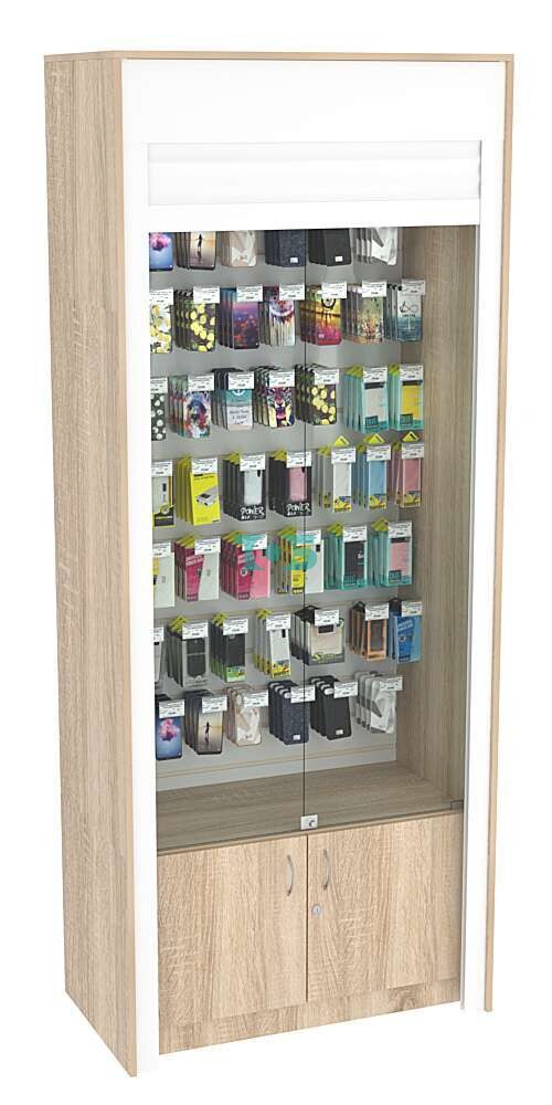 Торговая витрина с рольставнями ЭК-3