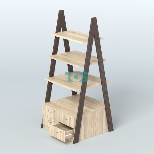 Торговая двусторонняя стойка ЛОФТ №4-950 с узкими выдвижными ящиками