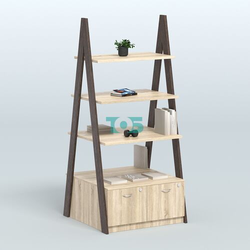 Торговая двусторонняя стойка ЛОФТ №4-950 с глубокими ящиками в накопителе