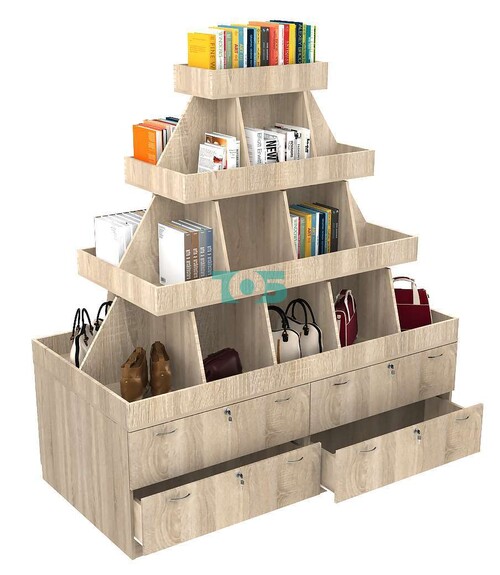 Гондола торговая серии СМЕШНЫЕ ЦЕНЫ №6 (с тумбами Т17)