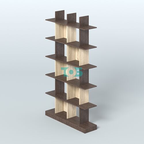 Торговый стеллаж Лофт №4 с ячейками