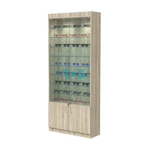 Витрина ОПТИКА №1-1 (задняя стенка ДВП)