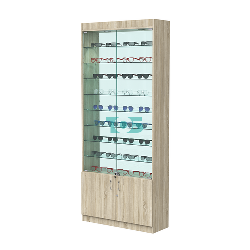 Витрина ОПТИКА №1-2 (задняя стенка стекло)