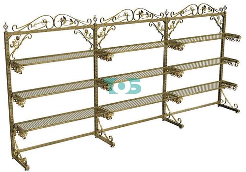 Пристенная система «Улица Роз» с металлическими полками №19 (1800х3600 мм)