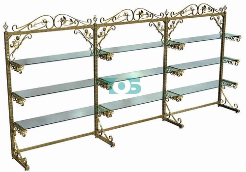 Пристенная система «Улица Роз» с прозрачными полками №20 (1800х3600 мм)